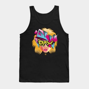 Becky Lynch Bex Big Face 80's Neon Tank Top